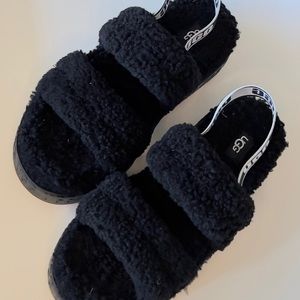 Original UGG, black, has never been used.